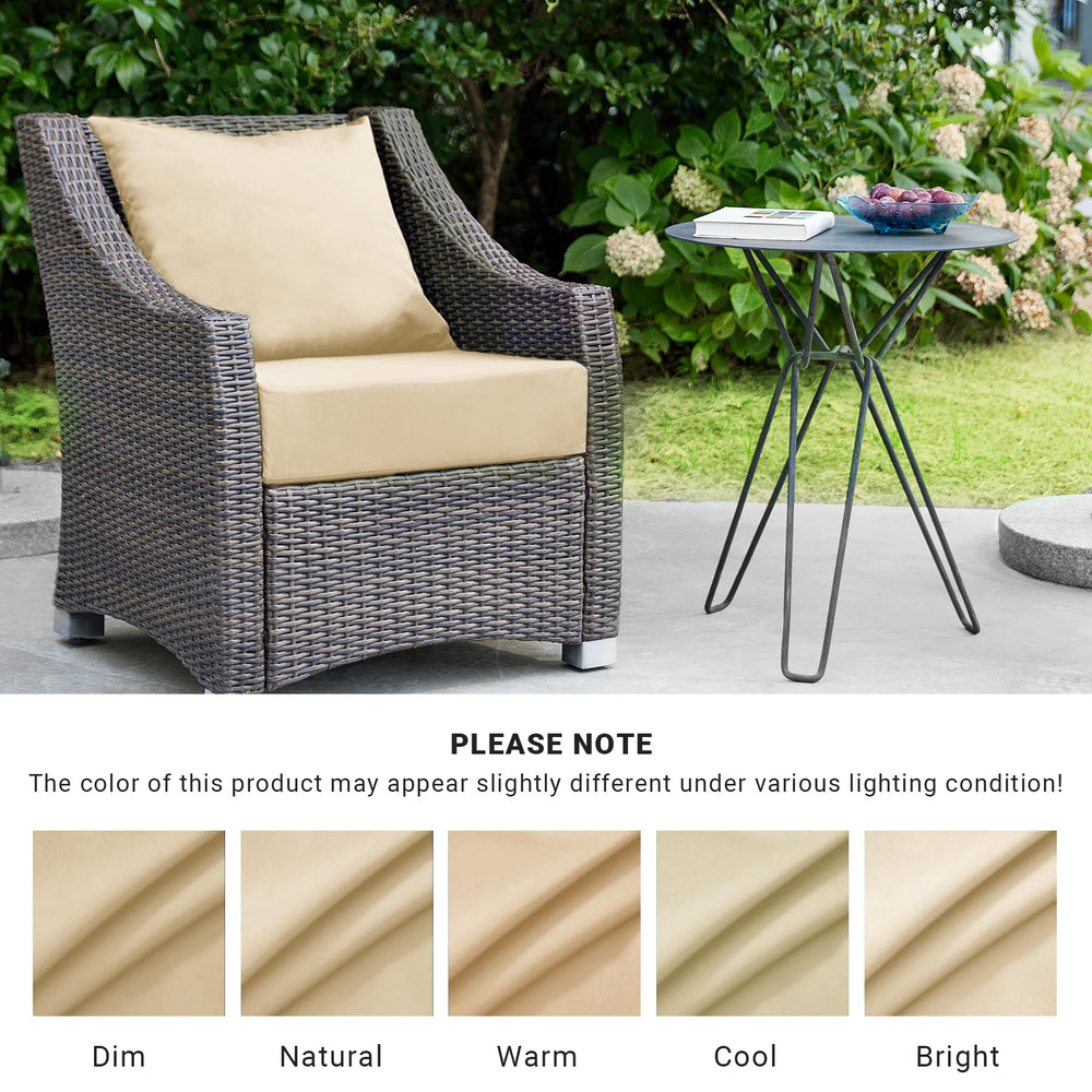 IPYNBAP cushions on porch setting creating comfortable outdoor seating