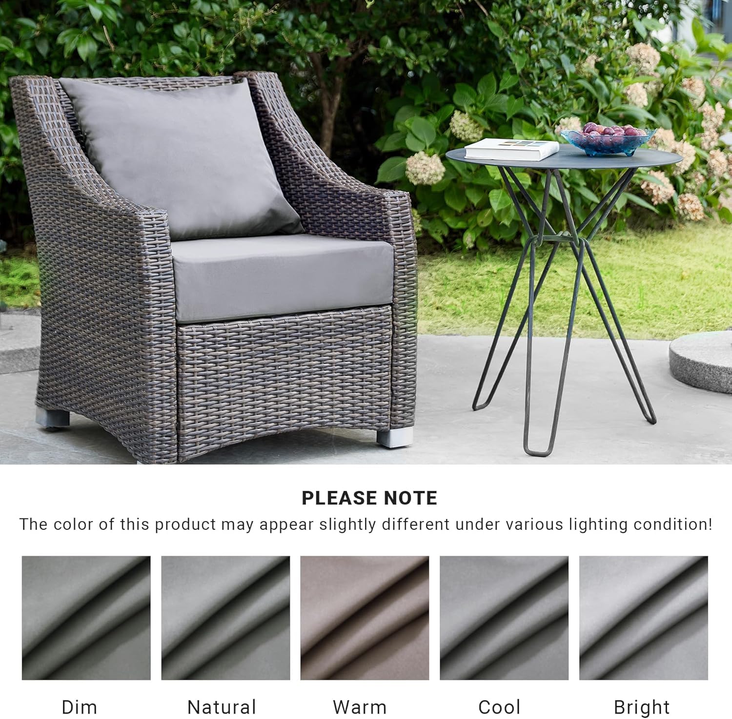 IPYNBAP cushions on a patio chair demonstrating improved comfort and style