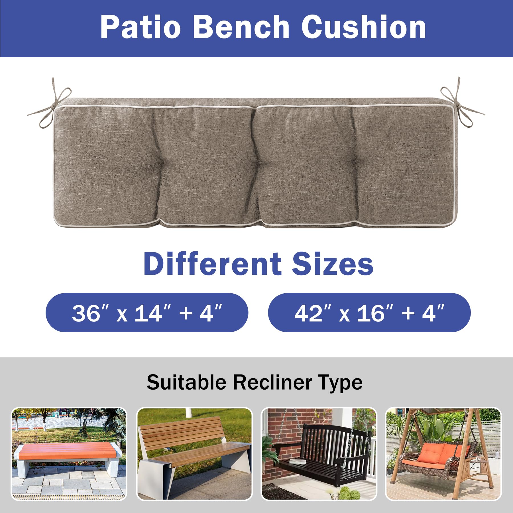 IPYNBAP cushion on piano bench illustrating correct scale and added seating comfort