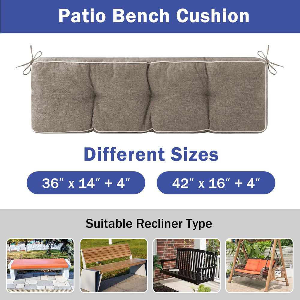 IPYNBAP cushion on piano bench illustrating correct scale and added seating comfort
