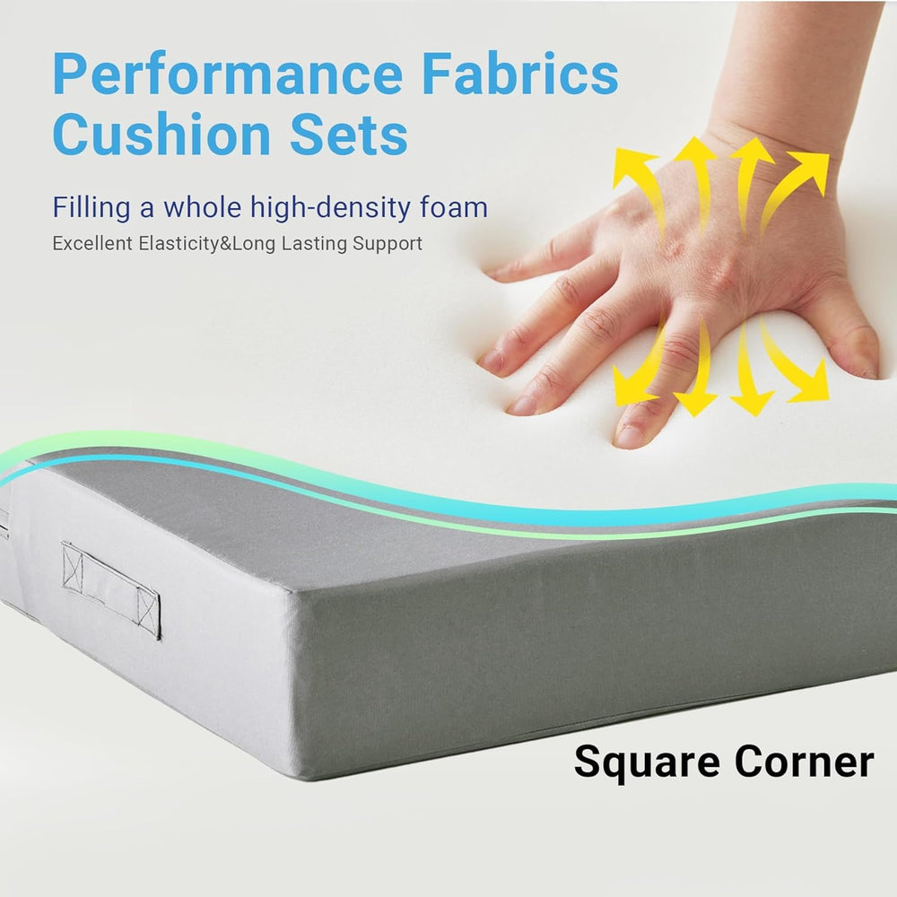 IPYNBAP seat cushion cutaway showing 30D high-density sponge for firm support