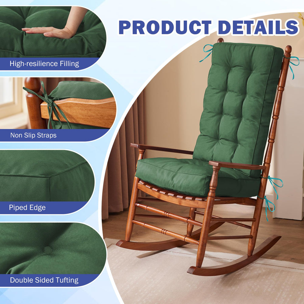 IPYNBAP tied cushion on chair demonstrating secure non-slip attachment