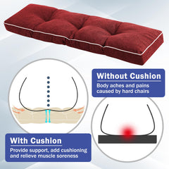IPYNBAP shredded foam interior view highlighting even support and cushioning