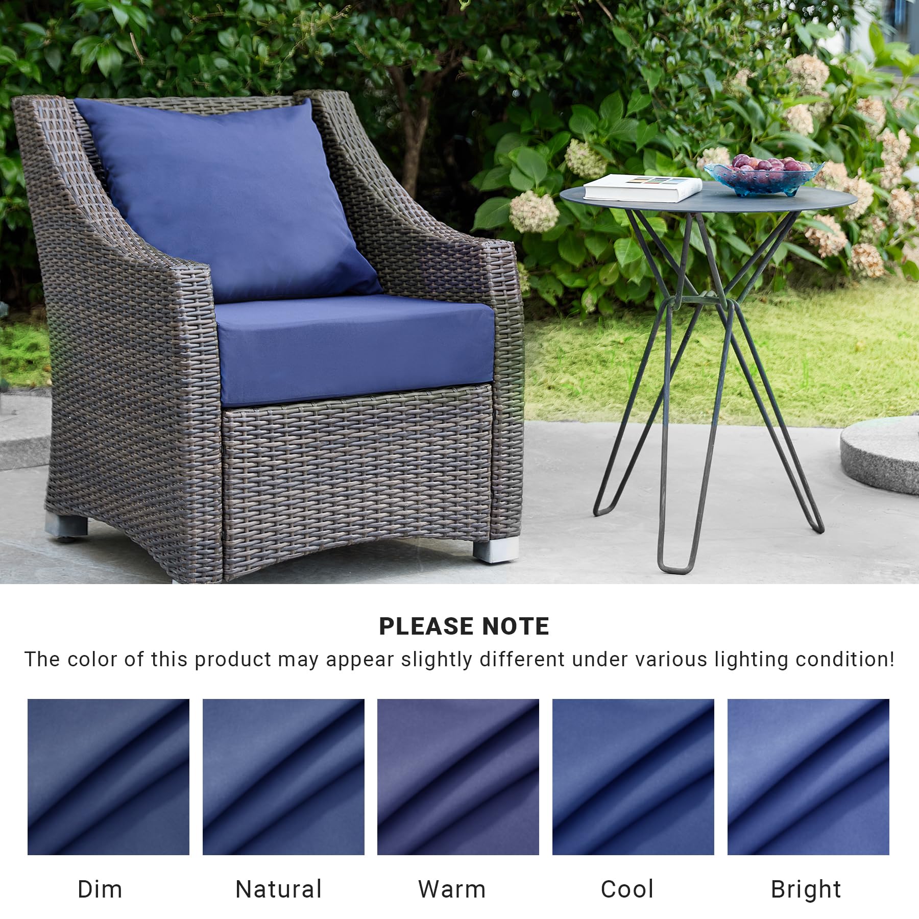 IPYNBAP cushion on chair with tape measure showing accurate sizing benefit