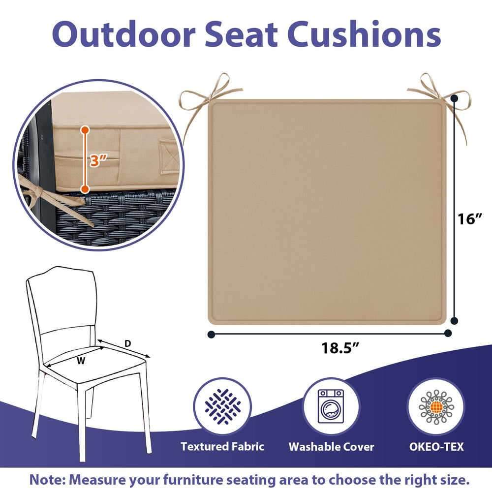 IPYNBAP cushion size comparison on a standard chair illustrating fit guide