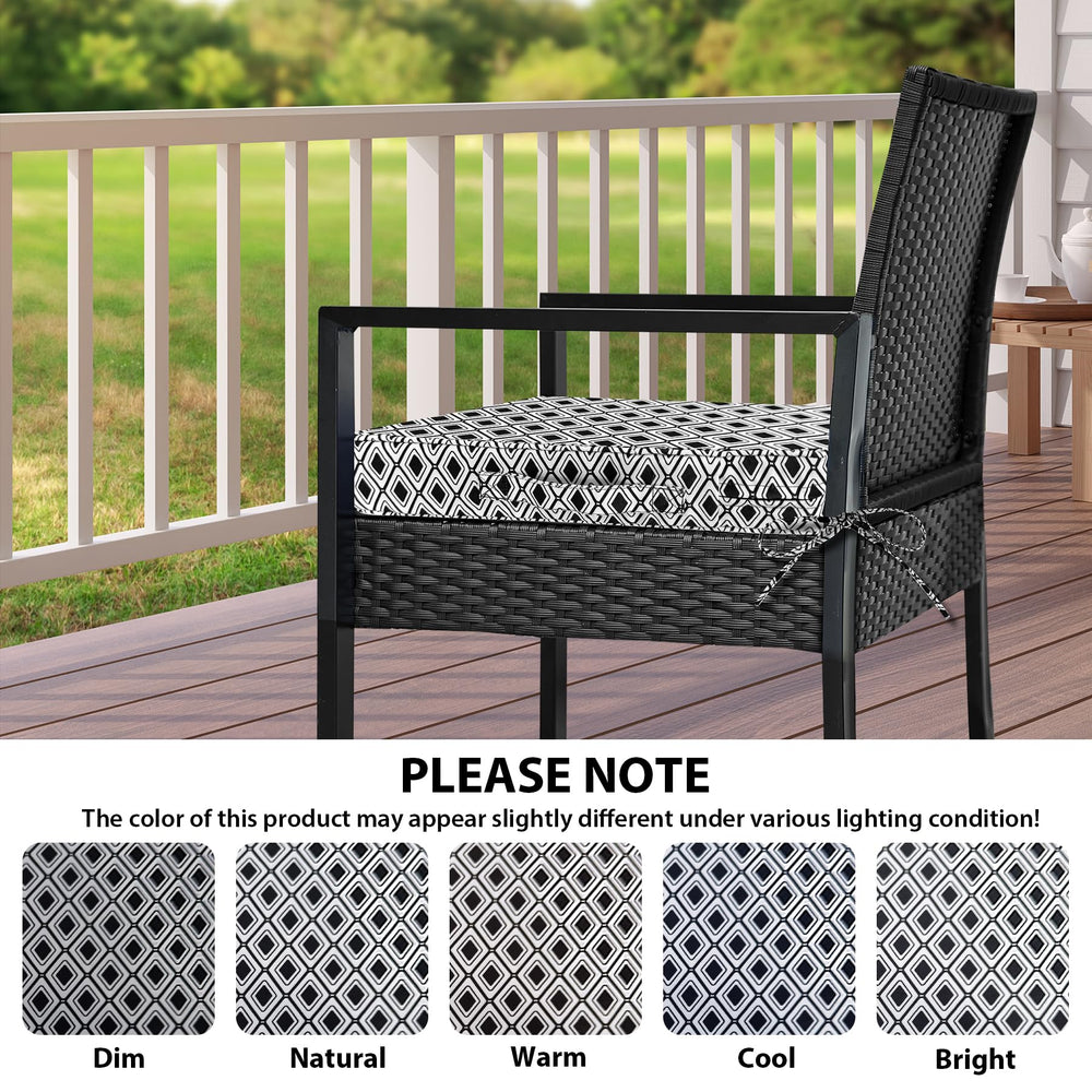 IPYNBAP cushion next to ruler showing 19x19x3 size for fit confirmation