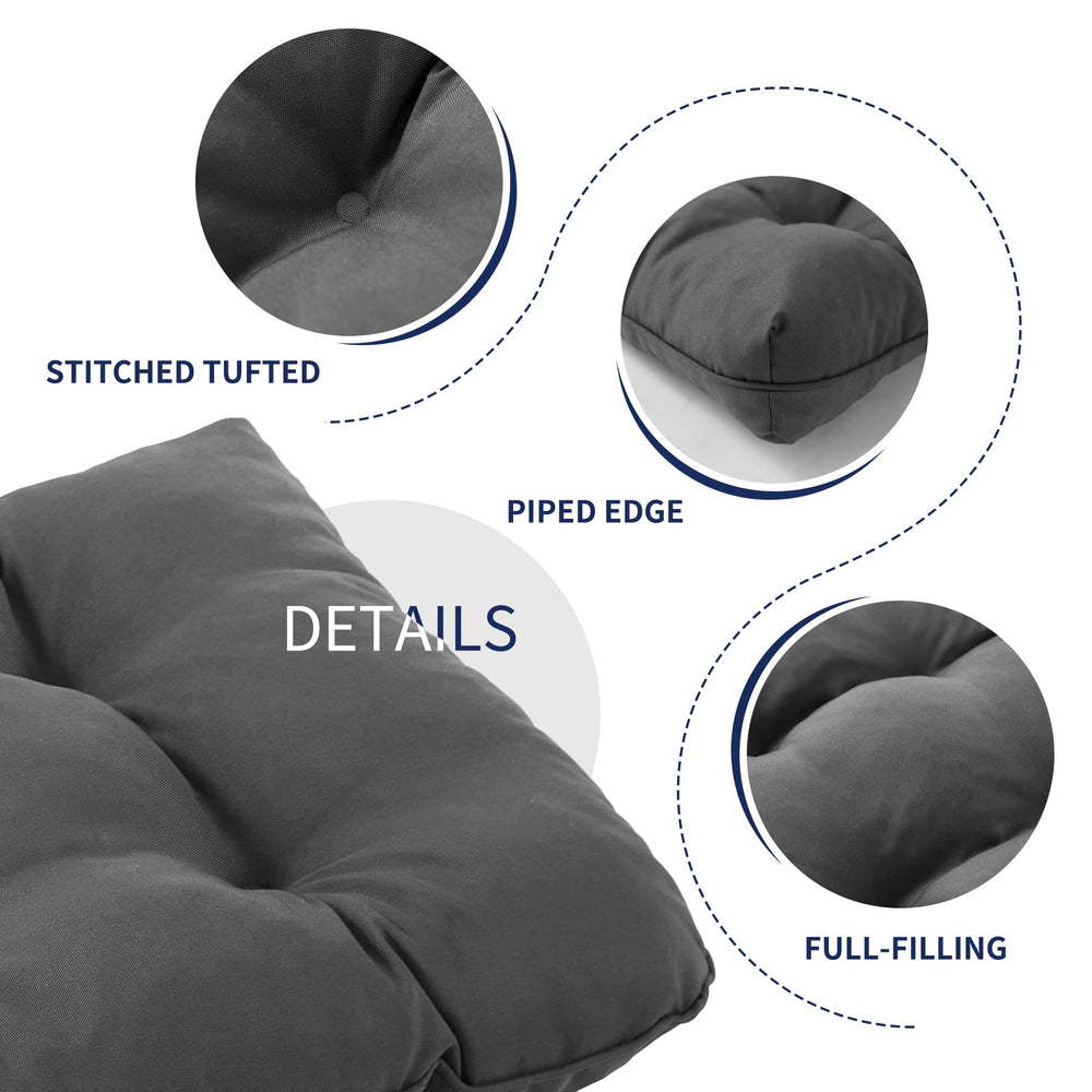 IPYNBAP side profile showing 5 inch thickness for supportive seating