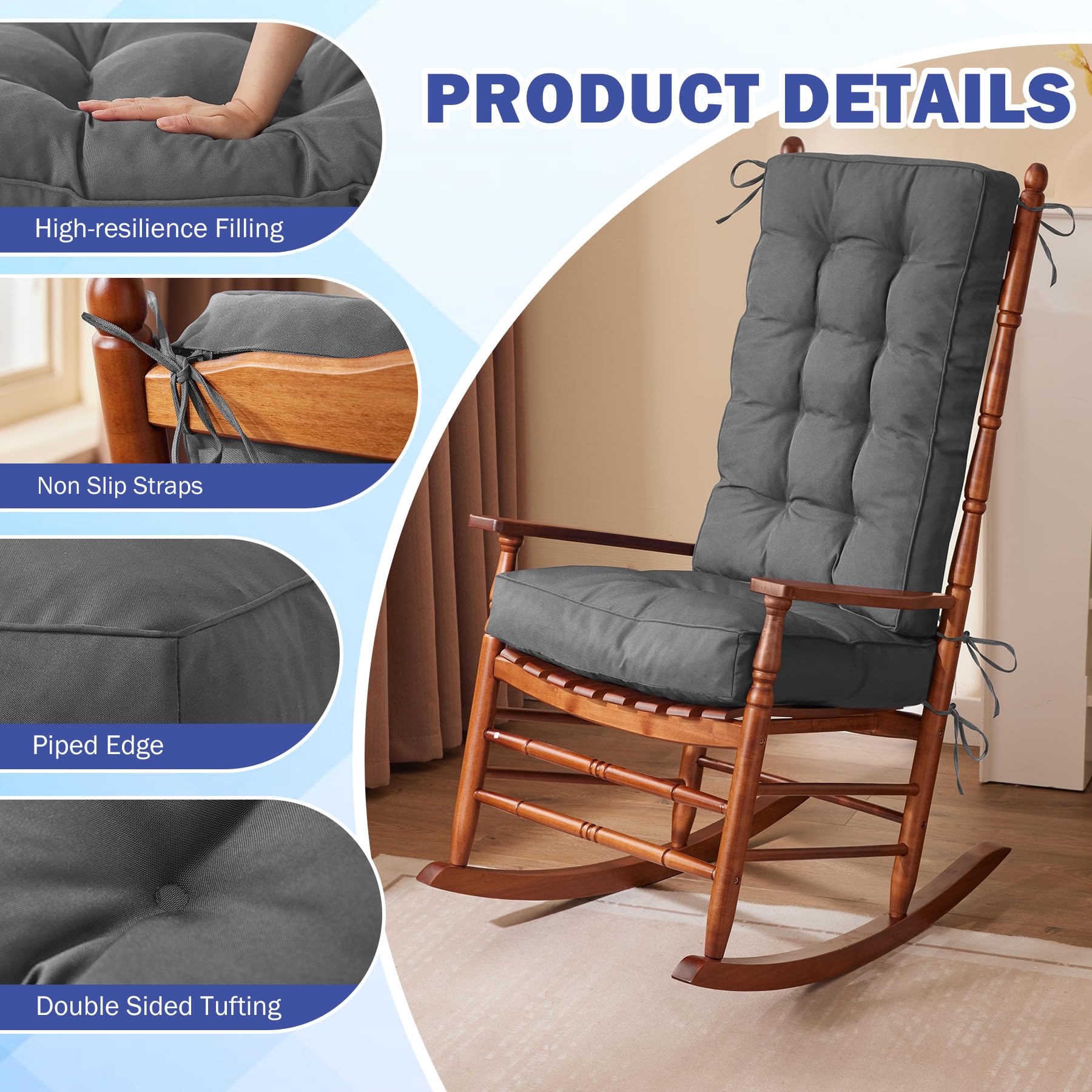 IPYNBAP attached ties fastened to chair demonstrating secure non-slip placement