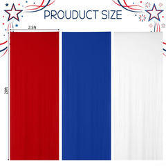Irenare bunting hung on porch creating patriotic curb appeal and easy outdoor styling