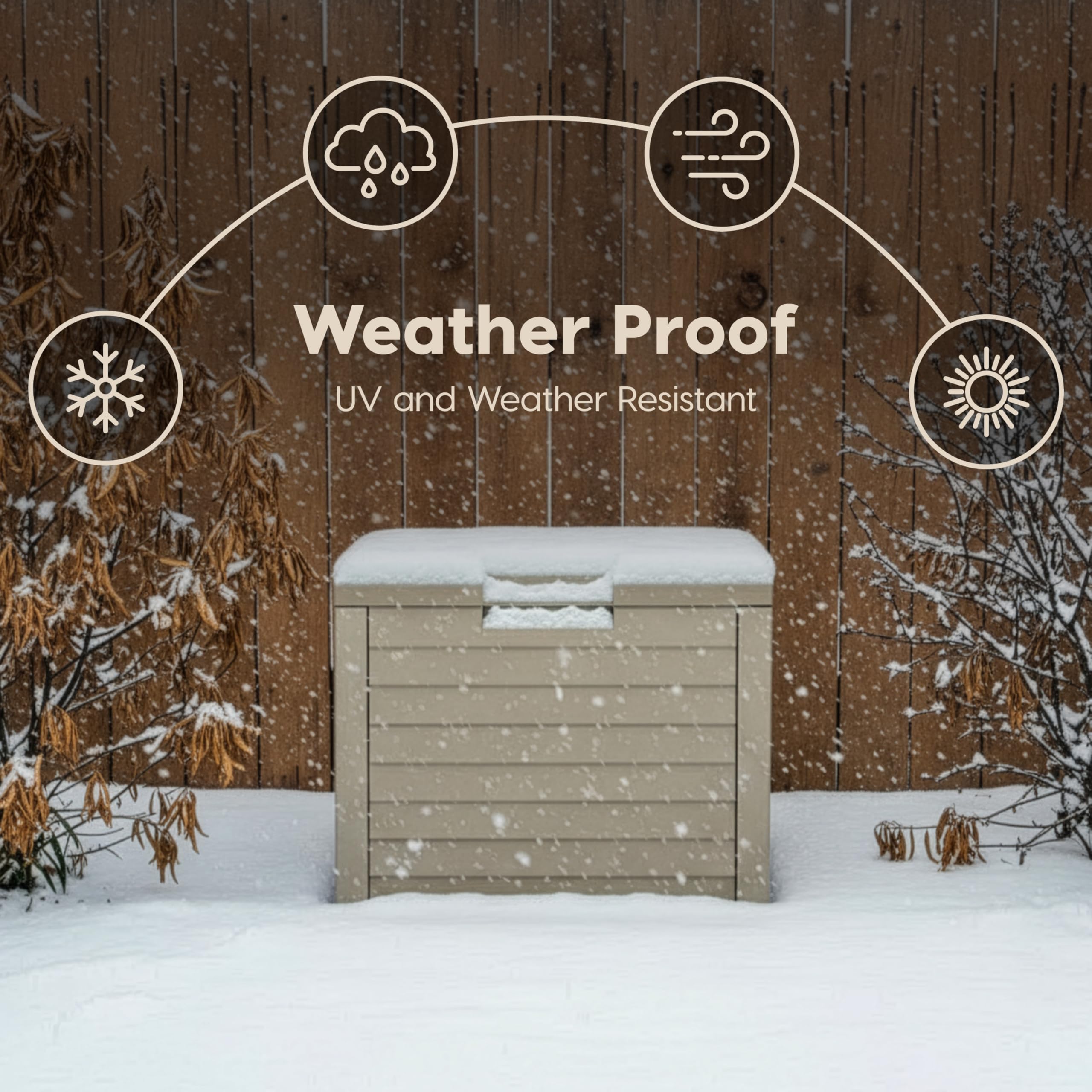 IRIS USA side profile on patio demonstrating weather-resistant build
