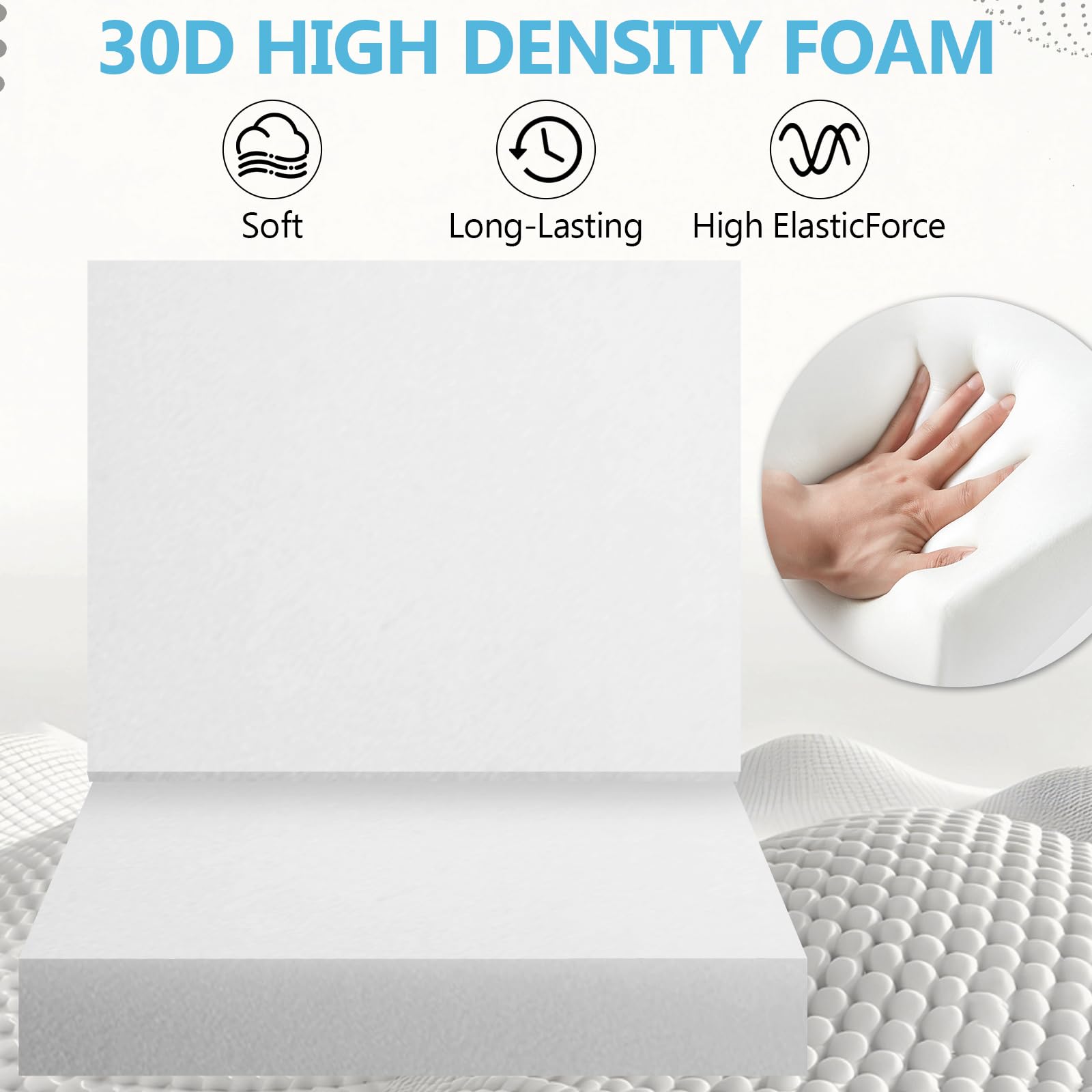 Iristykilin fabric texture and dye detail showing fade-resistant finish and soft touch
