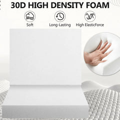 Iristykilin foam edge detail showing 4-inch supportive thickness