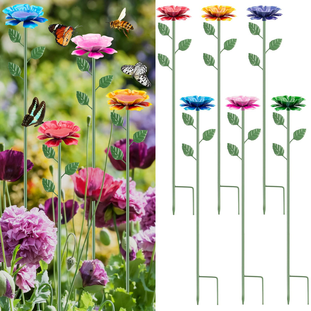 IRmm flower bath front view showing colorful petals and pollinator-friendly design