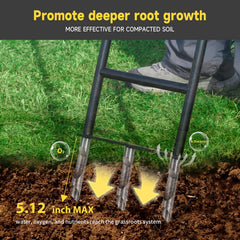 IronGroveRoar comfort-grip handle angle showing ergonomic hold for less user fatigue