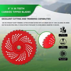 IRONHIT 9-inch 20T profile edge detail for precise brush trimming
