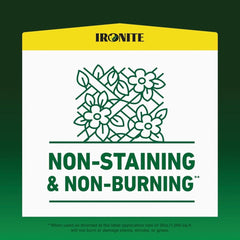 Detailed close-up of Ironite granular texture and color demonstrating easy spreadability and uptake