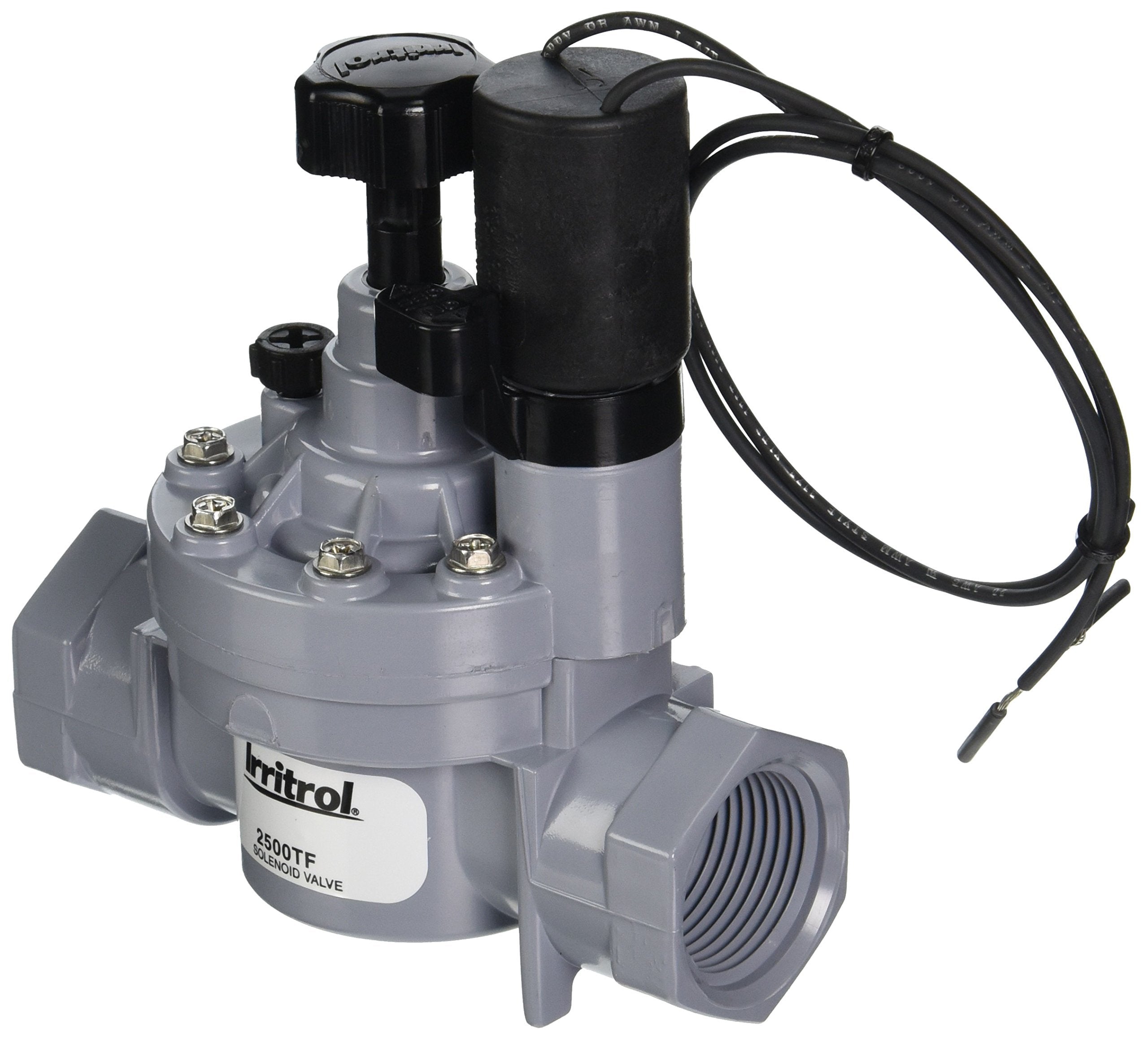Irritrol 2500TF front profile showing threaded inlet and flow control for durable performance