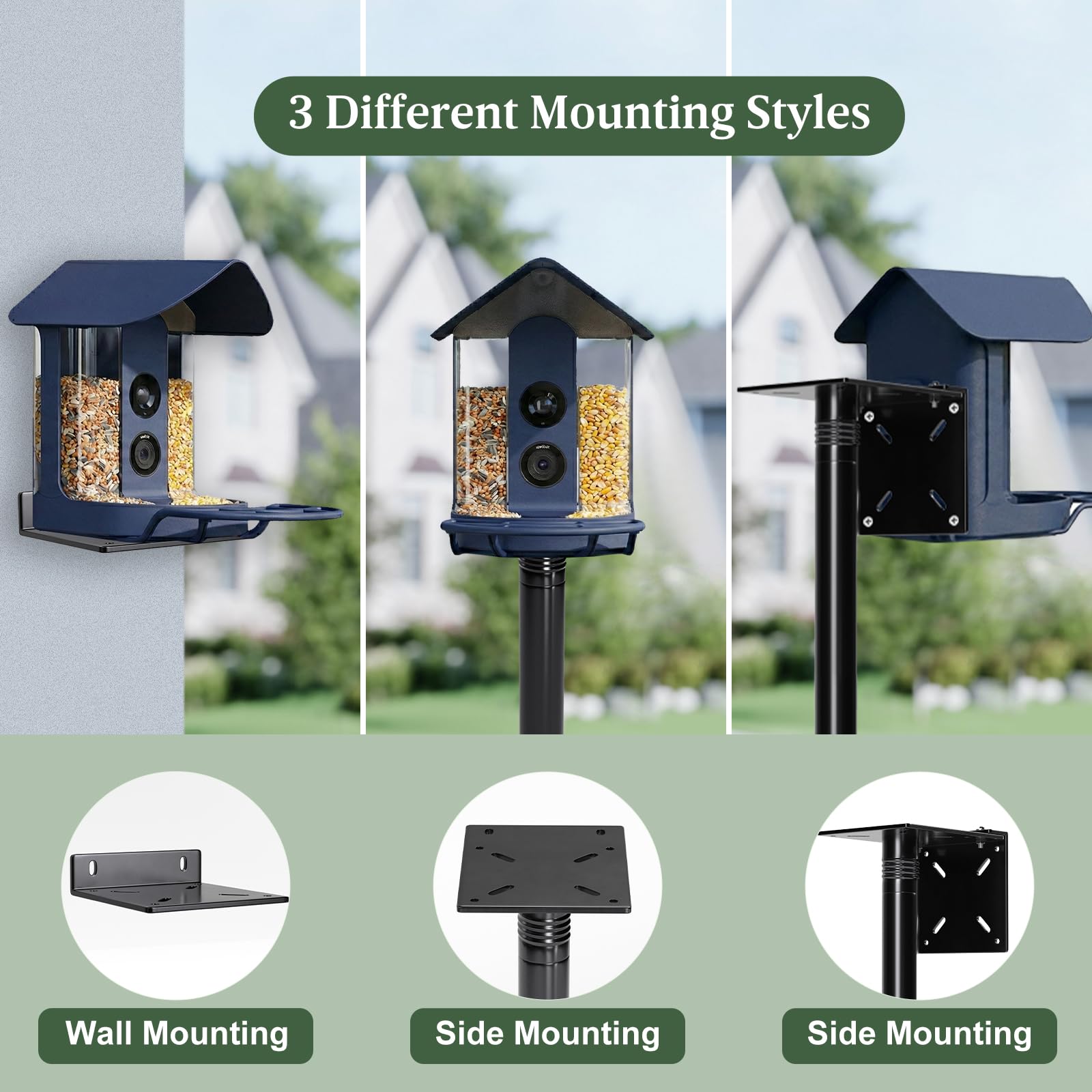 ISENLAND four-prong ground stake inserted into soil for stability