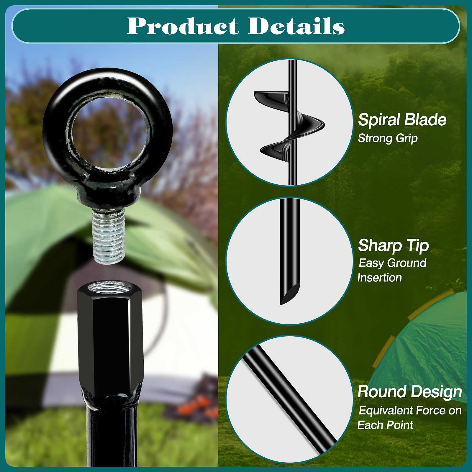 Isohit anchors securing a trampoline for safer, more stable backyard play