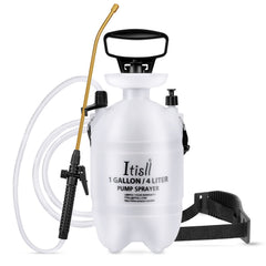 Itisll front view of 1 gal sprayer showing compact design and portability