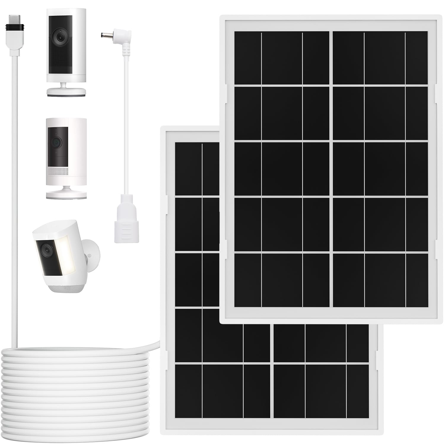 iTODOS solar panel front view showing compact design and faster charging benefit