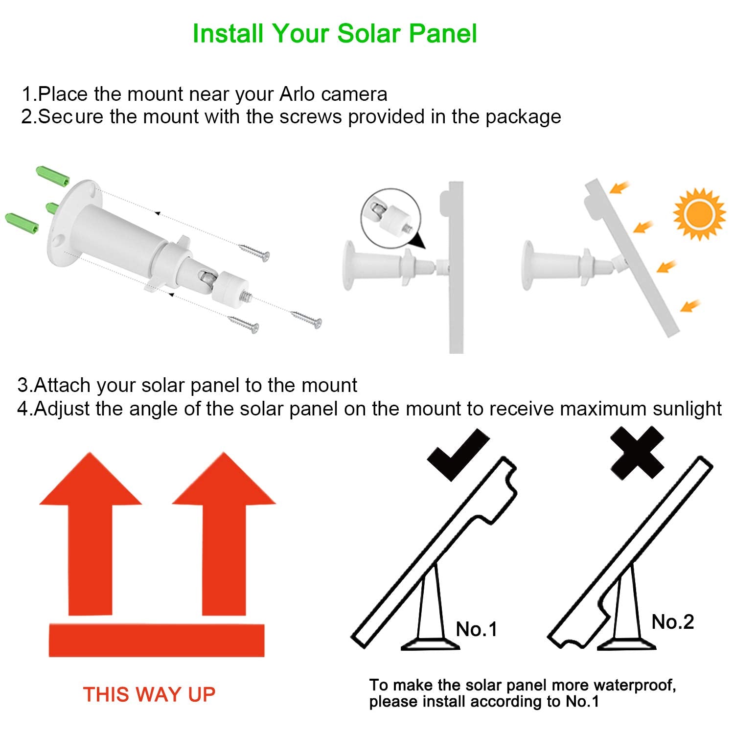 iTODOS solar panel adjusted angle illustrating optimized sun exposure benefit