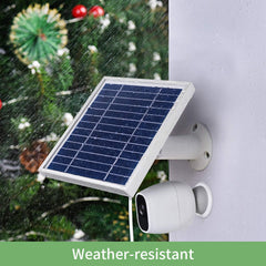 iTODOS solar panel long 11.8ft cable and sealed plug for secure connection
