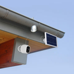 iTODOS solar panel mounted on wall showing reliable outdoor power supply