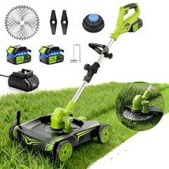 iToolMax front view full mower showing compact design and maneuverability