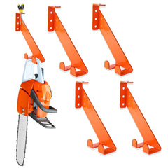 iulrtba front view of chainsaw holder showing compact storage benefit