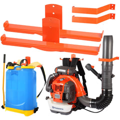 iulrtba front view of mounted rack showing sturdy storage benefit