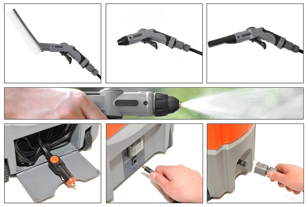 Ivation charger and 12V plug showing flexible power options