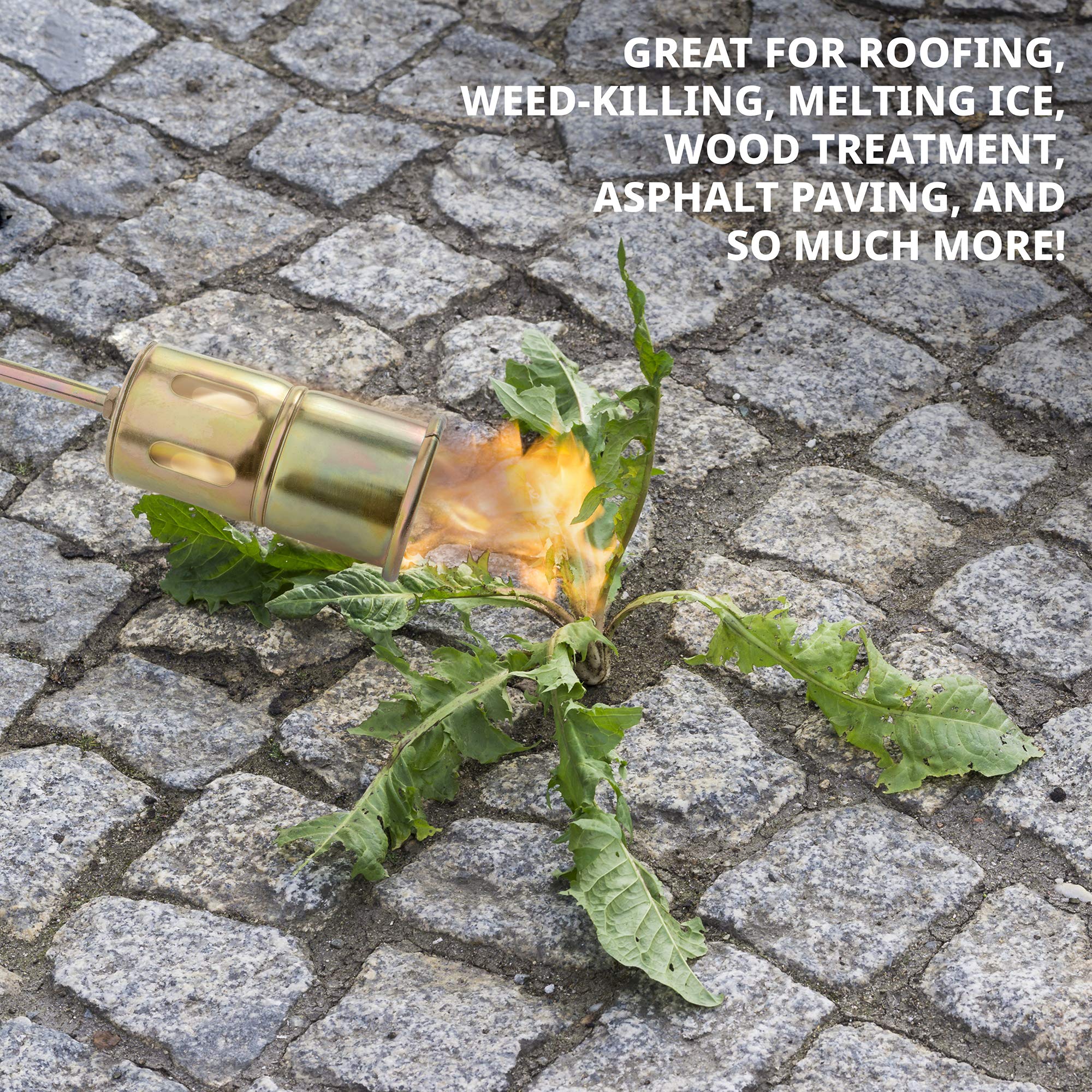 Ivation torch used on roofing to soften asphalt during repairs