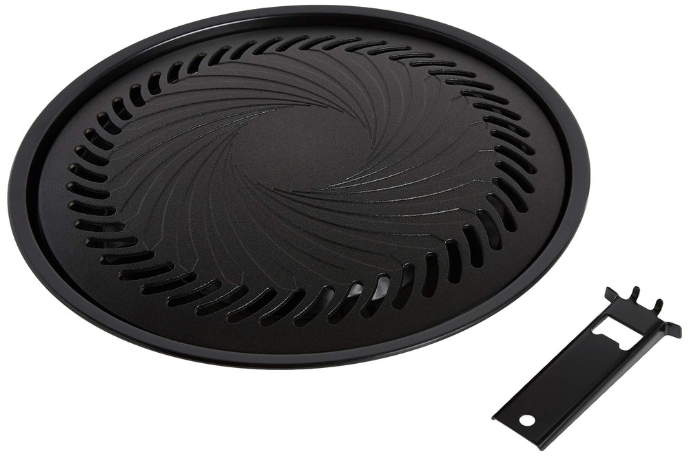 Iwatani grill plate front view showing compact portable design and quick setup benefit
