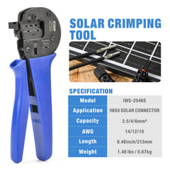 IWISS cutter blade detail cutting PV cable for smooth, deformation-free ends