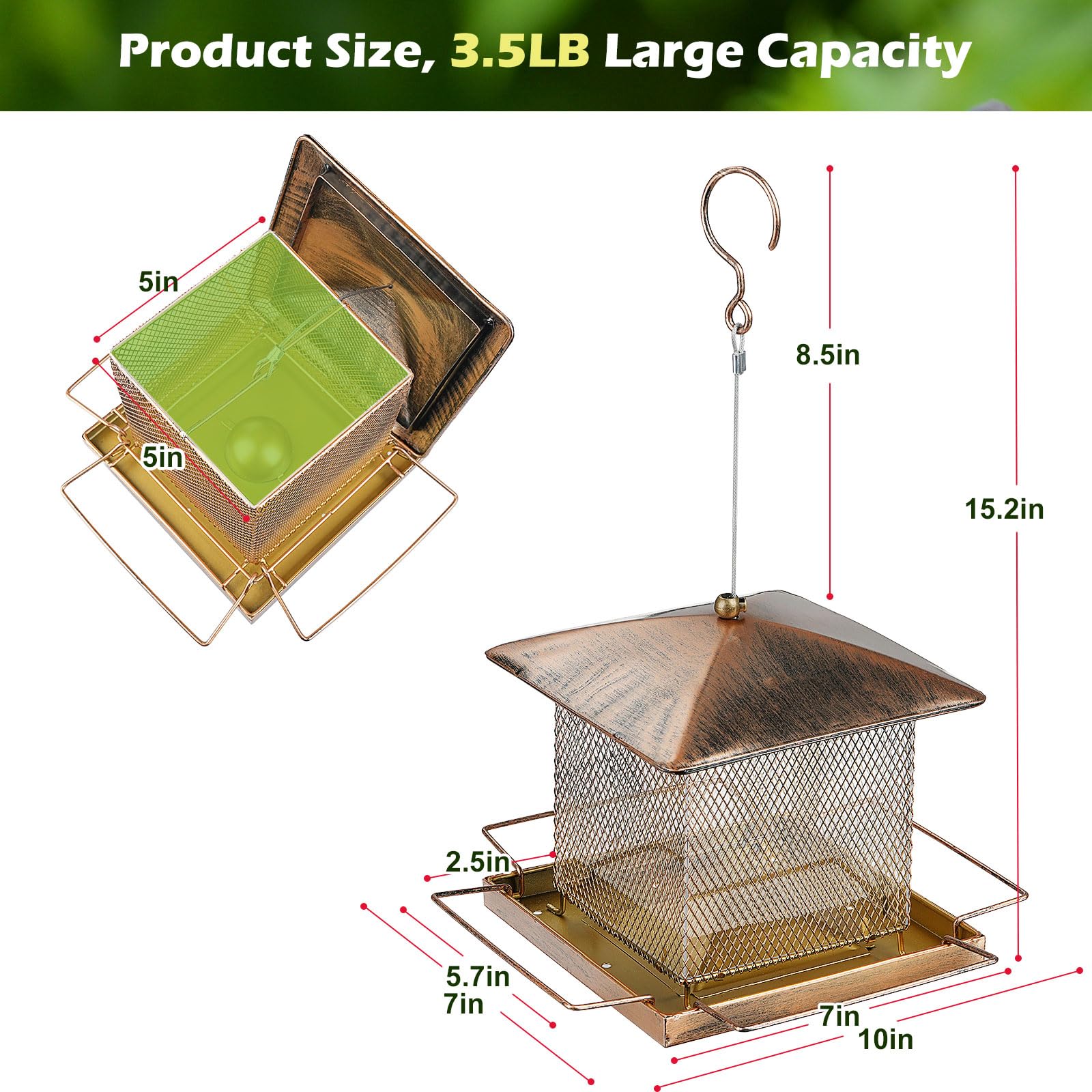 IWNTWY top open for easy refilling and cleaning benefit of quick access
