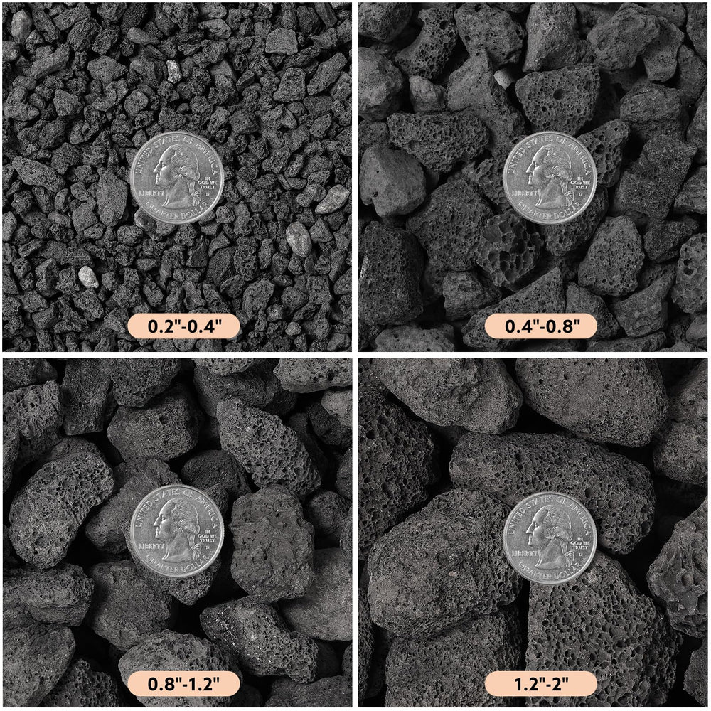 IwoodUS lava rocks arranged in a gas fire pit showing even flame distribution benefits