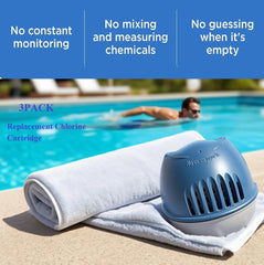 Izayoi cartridge installed in Frog floating dispenser demonstrating hands-free sanitizing