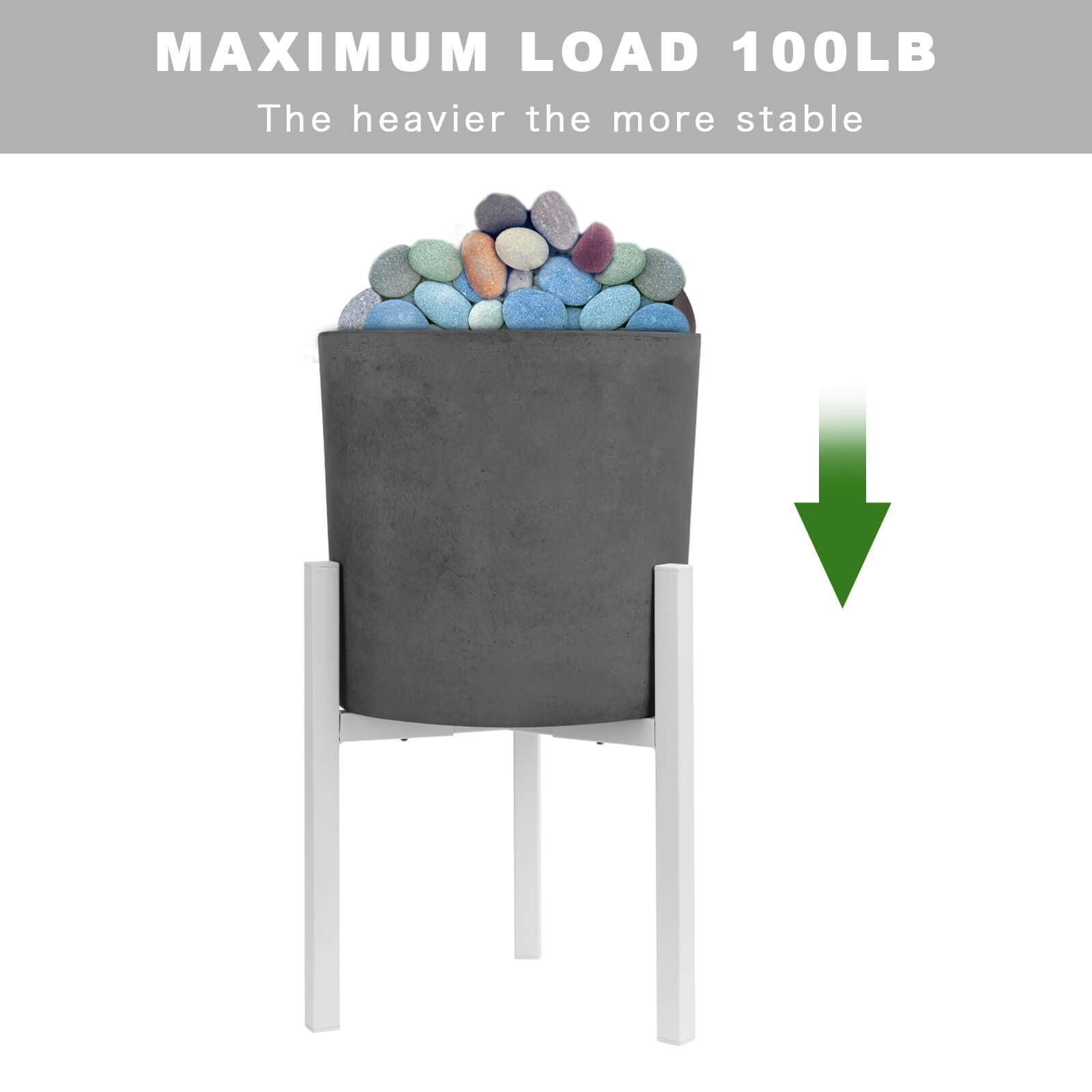 IZIDDO packaged stands with instruction sheet showing simple unboxing and setup