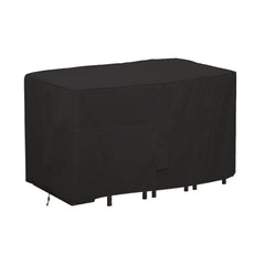 Izzybang front view showing full cover protecting a bar-height set and preventing damage