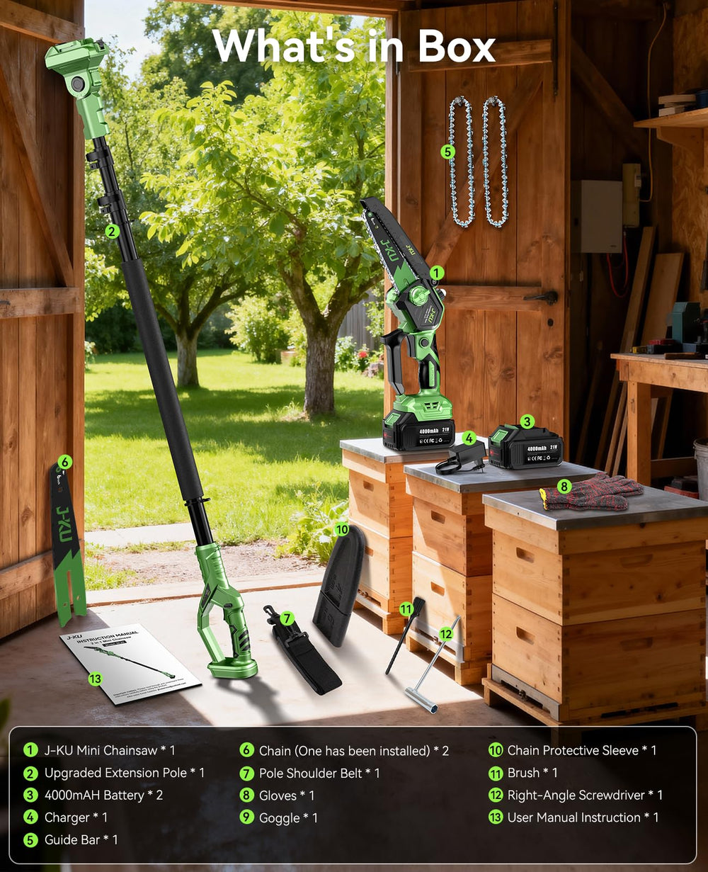 J-KU tool next to person showing scale and lightweight handling