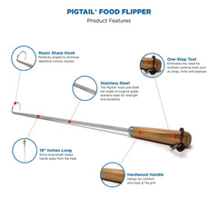 Jaccard razor-sharp hook close-up for clean lifting without tearing