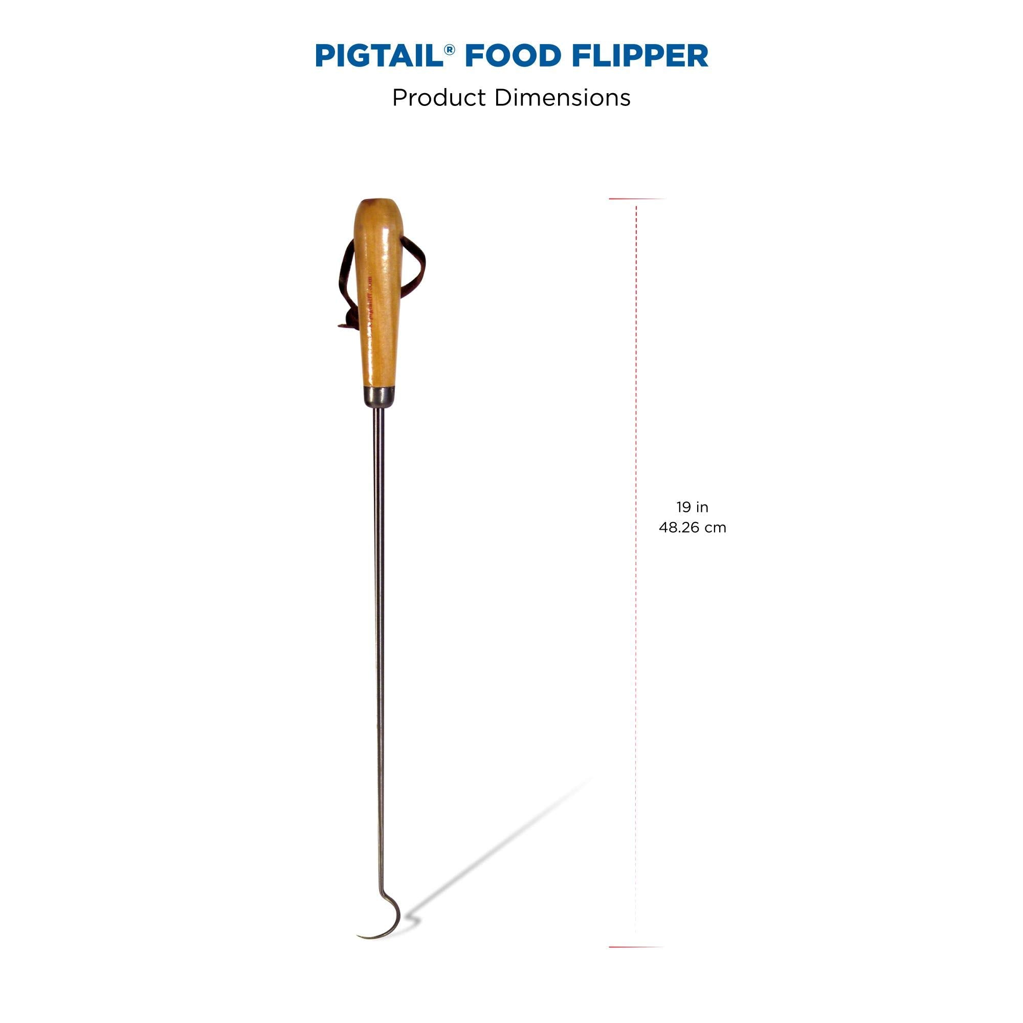 Jaccard wooden handle close-up offering comfortable heat-resistant grip
