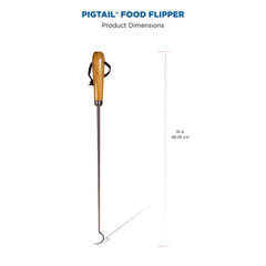 Jaccard wooden handle close-up offering comfortable heat-resistant grip