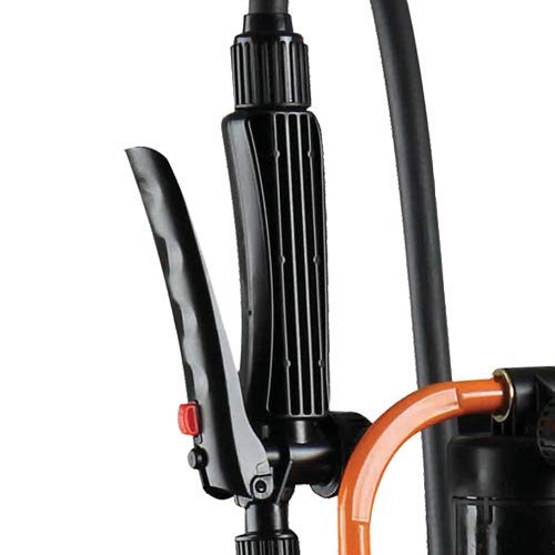 Jacto XP in use with gardener spraying beds for precise spot treatment