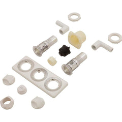 Jacuzzi front bezel and 3-position control panel showing clean finish and easy access
