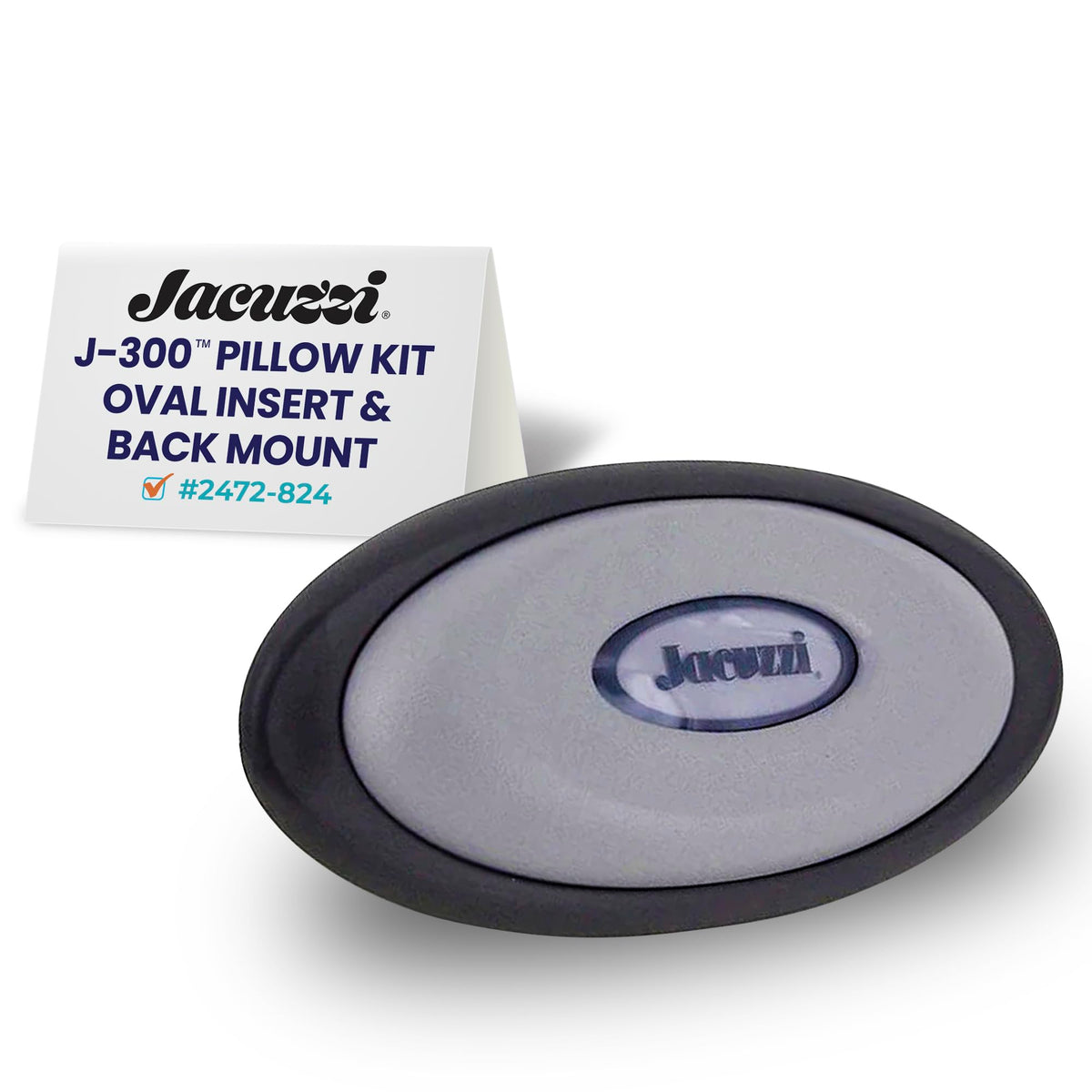Jacuzzi front view of J-300 pillow showing comfortable contour and fit