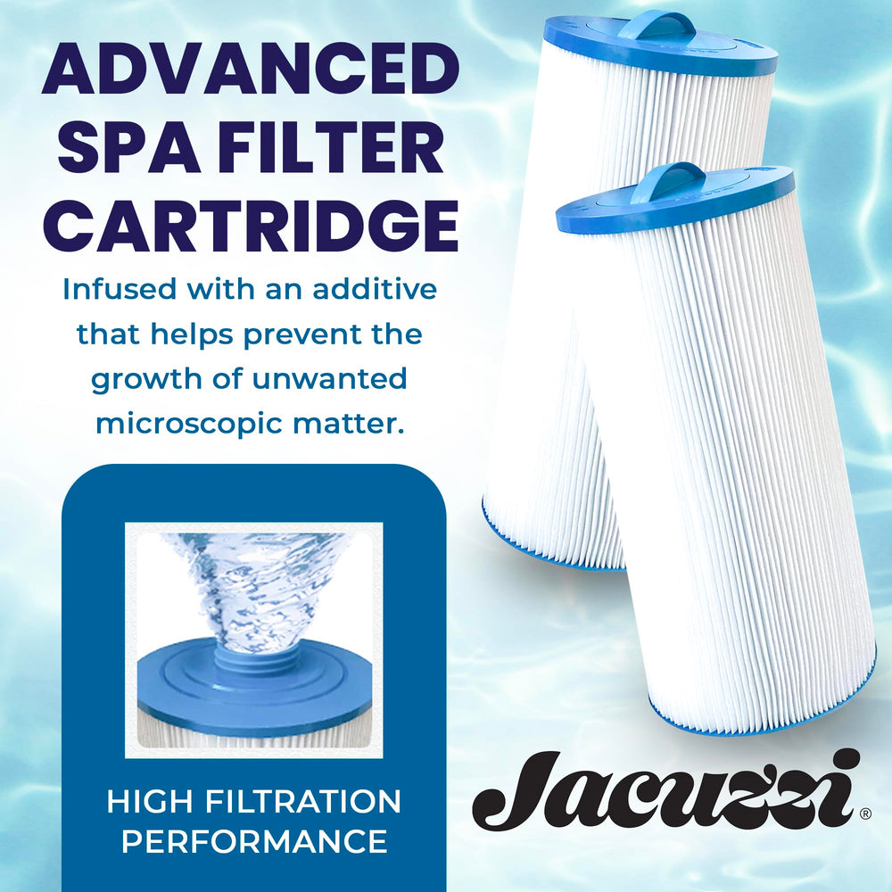 Jacuzzi pleated filtration media close-up revealing tight folds for better capture