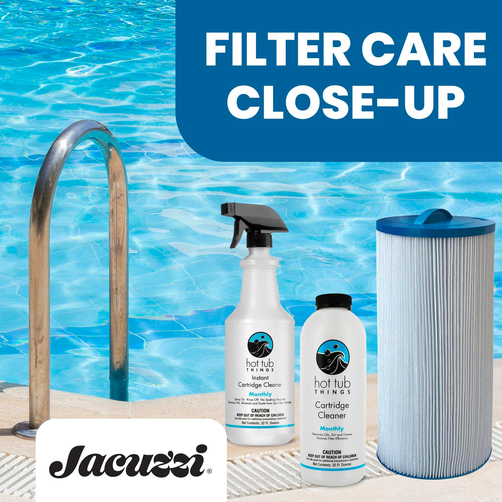 Jacuzzi ProClear in a spa lifestyle setting promoting clear water