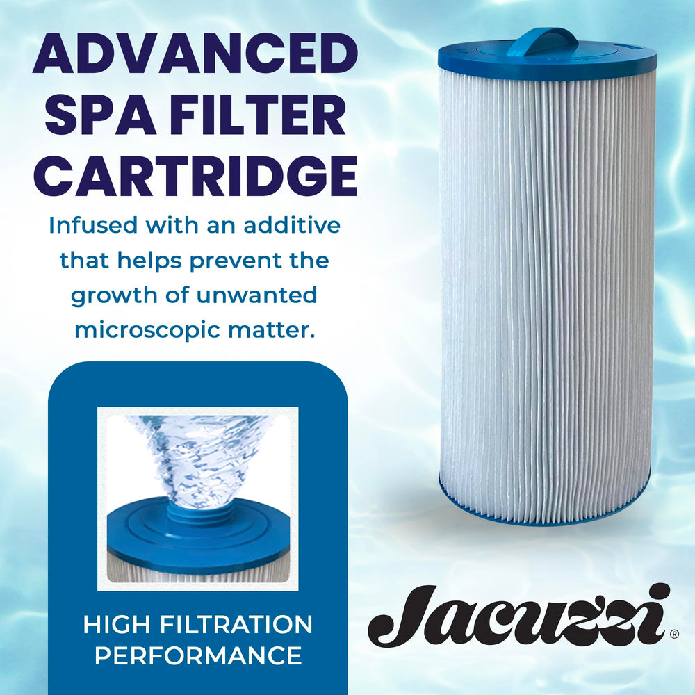 Jacuzzi ProClear twist-off cap detail for fast tool-free removal